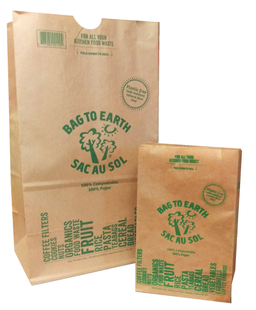 Online Store - Bag To Earth - Buy Paper Food Waste Bags